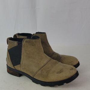 Sorel Emelie Chelsea Major Tan Women's Ankle Boots